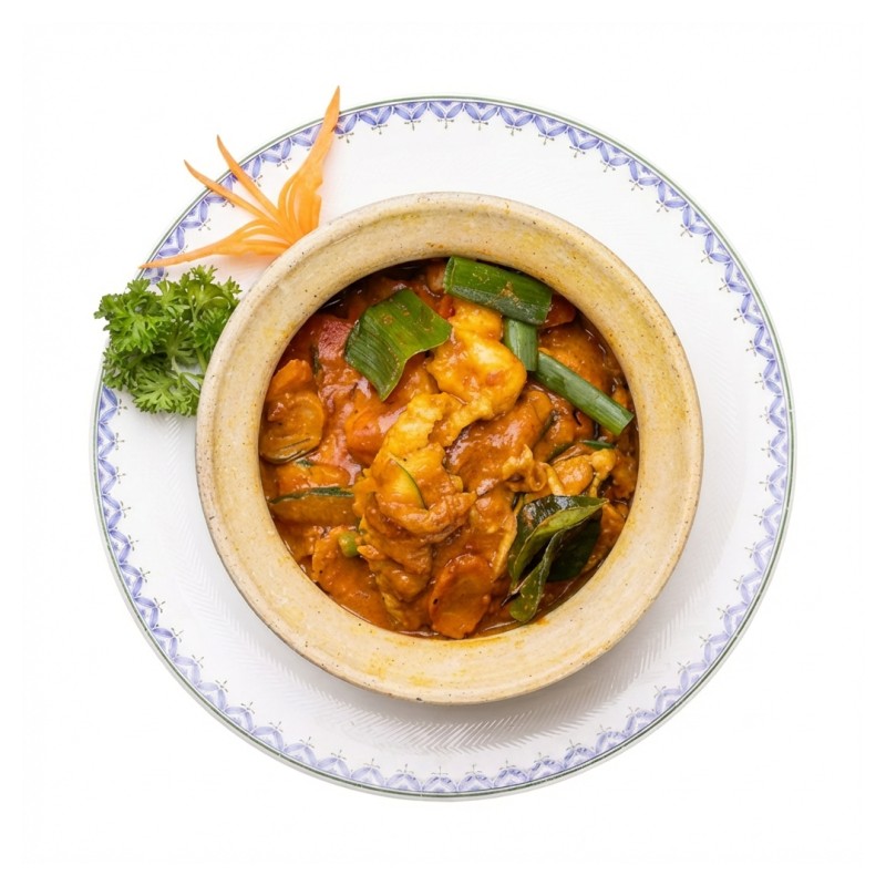 Poulet Au Curry Rouge