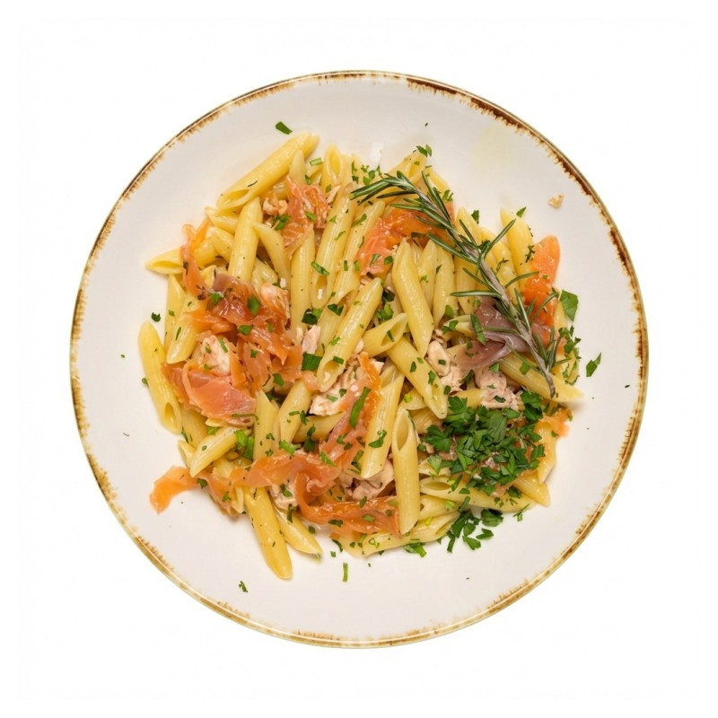 Penne Au Saumon Fumé