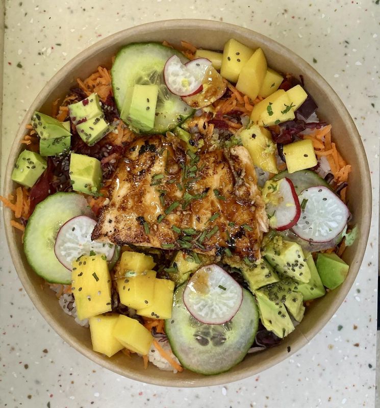 Poke Bowl Snacky Salmon Bowl