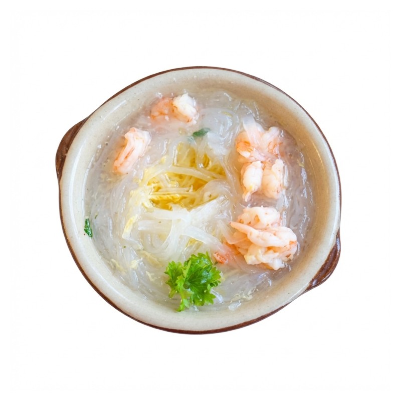 N3B Potage. Aspeges. Crevet