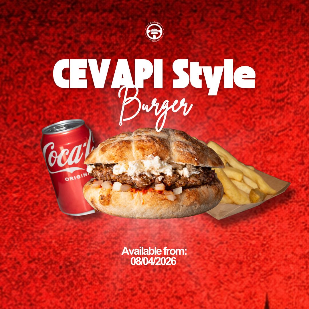 Cevapi Style Burger Menu