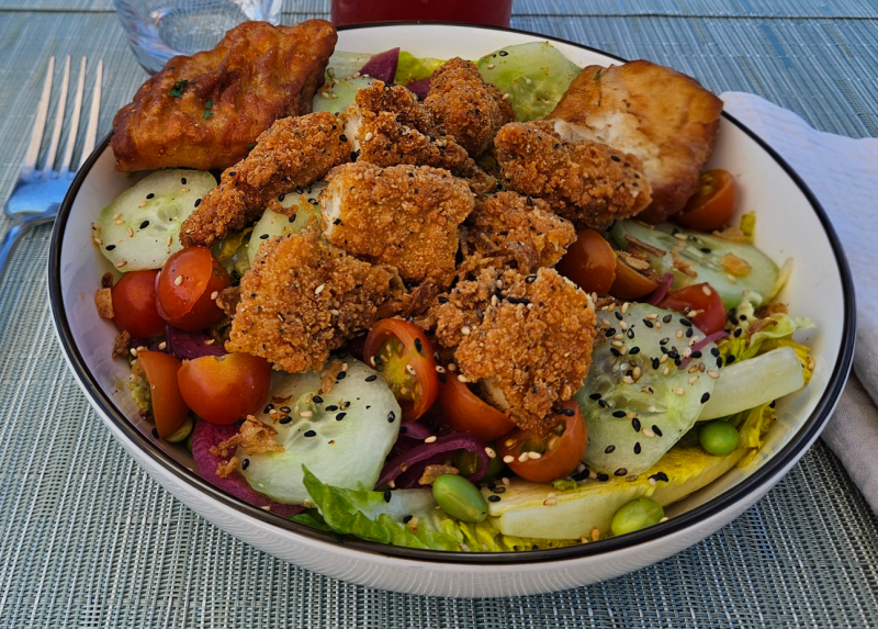 Salade Thai Au Poulet Frit