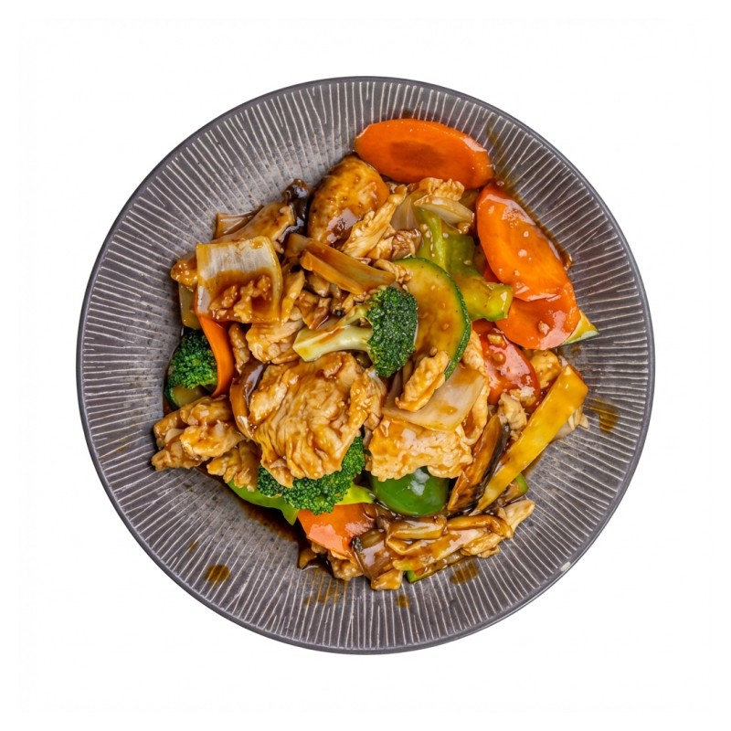 Poulet Sauté Aux Légumes Varié