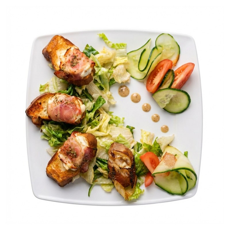 Salade Au Chèvre Chaud Et Lard