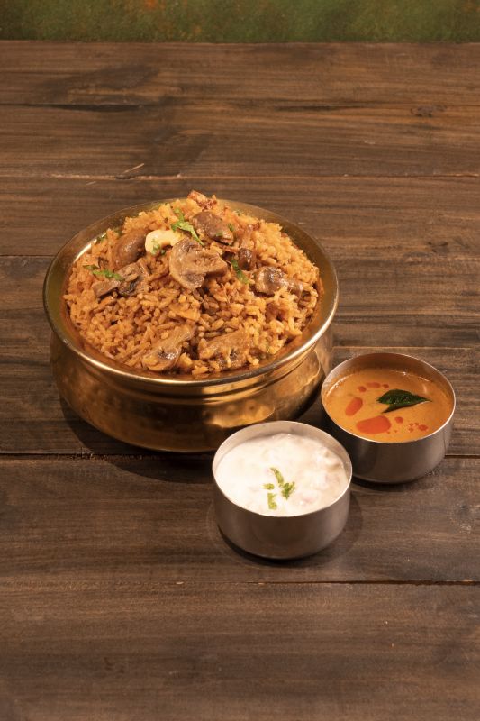 B4 Mushroom Briyani