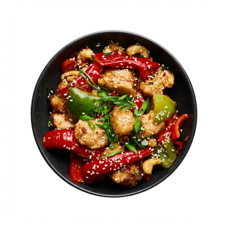 Dés De Poulet Au Sel Et Au Poivre