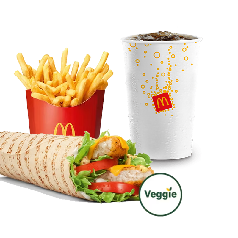 Mcmenu Mcwrap® Veggie Honig-Senf