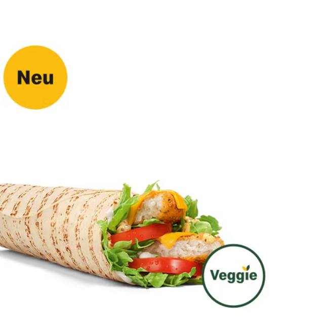 Mcwrap® Veggie Honig-Senf