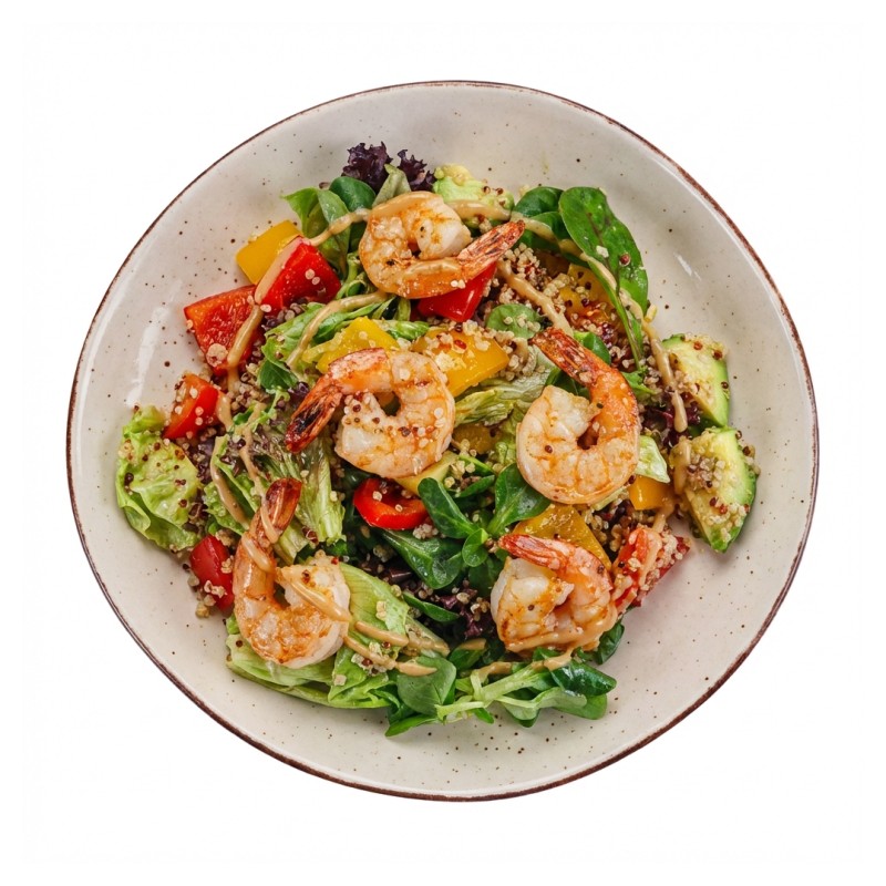 Salade Scampi Aux Fruits