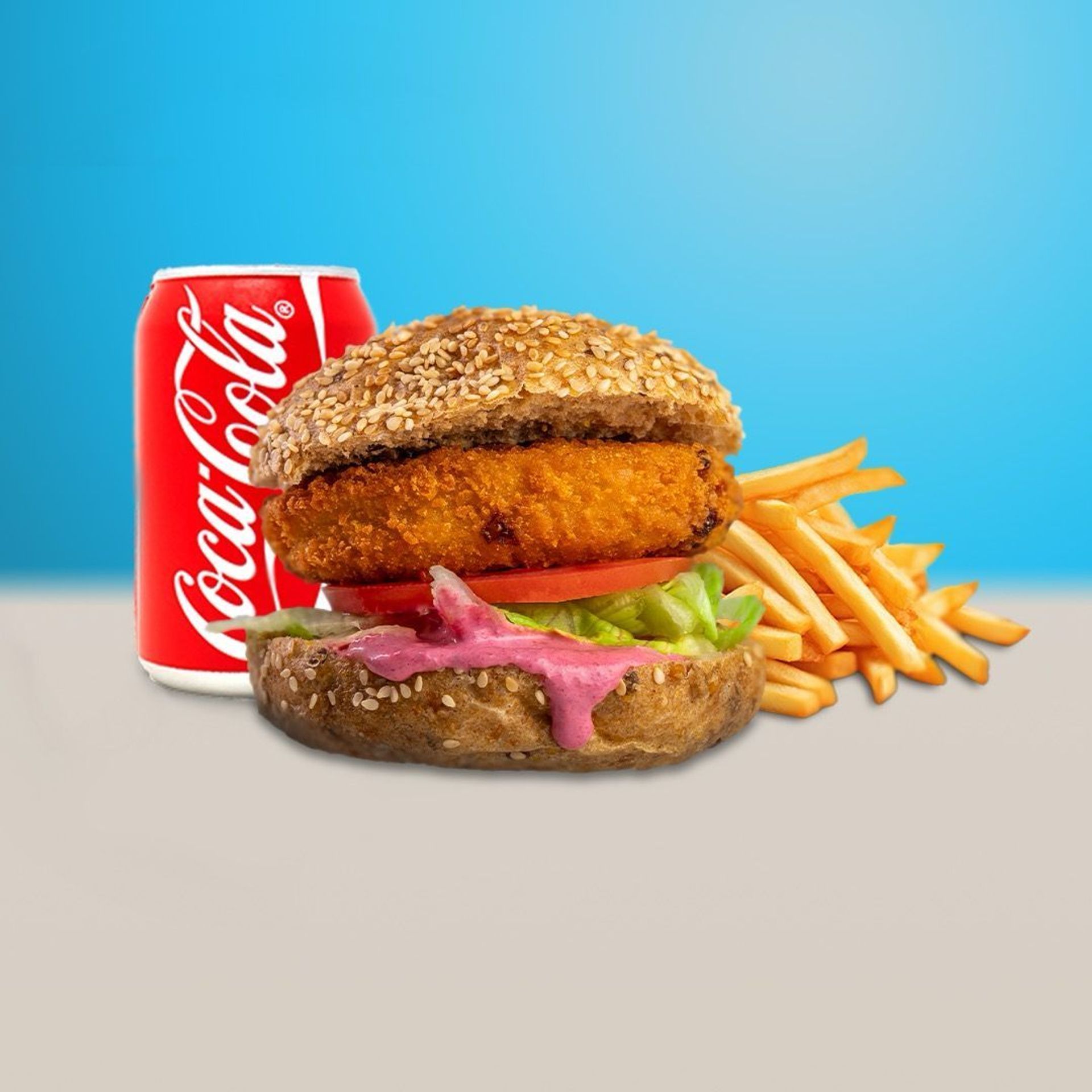 Vegan Burger Menu