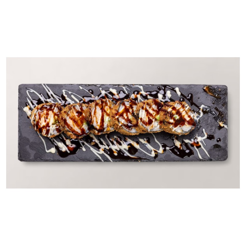 Ho9 -Maki Frit Saumon Cuit Ananas Avocat