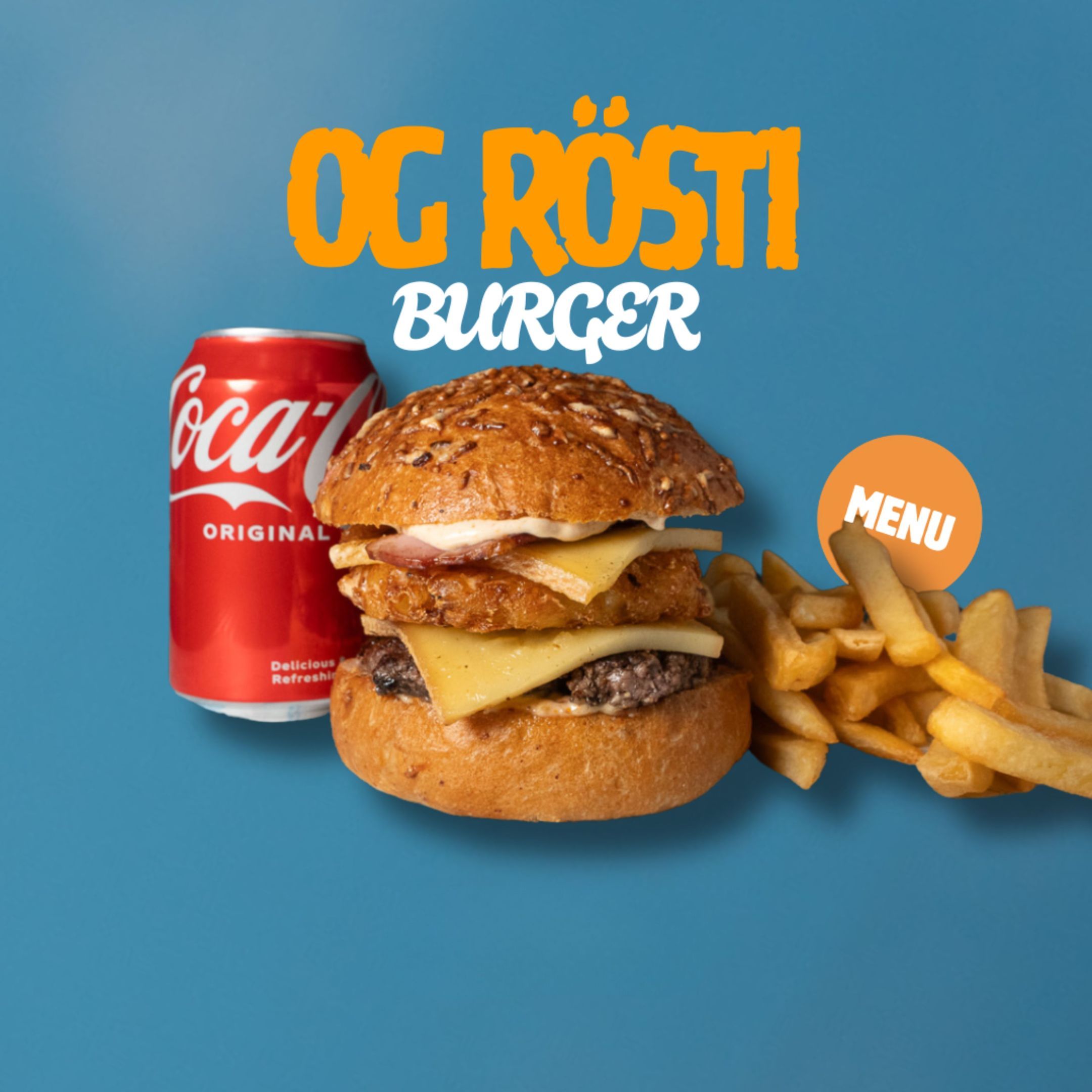 Og Rösti Burger Menu