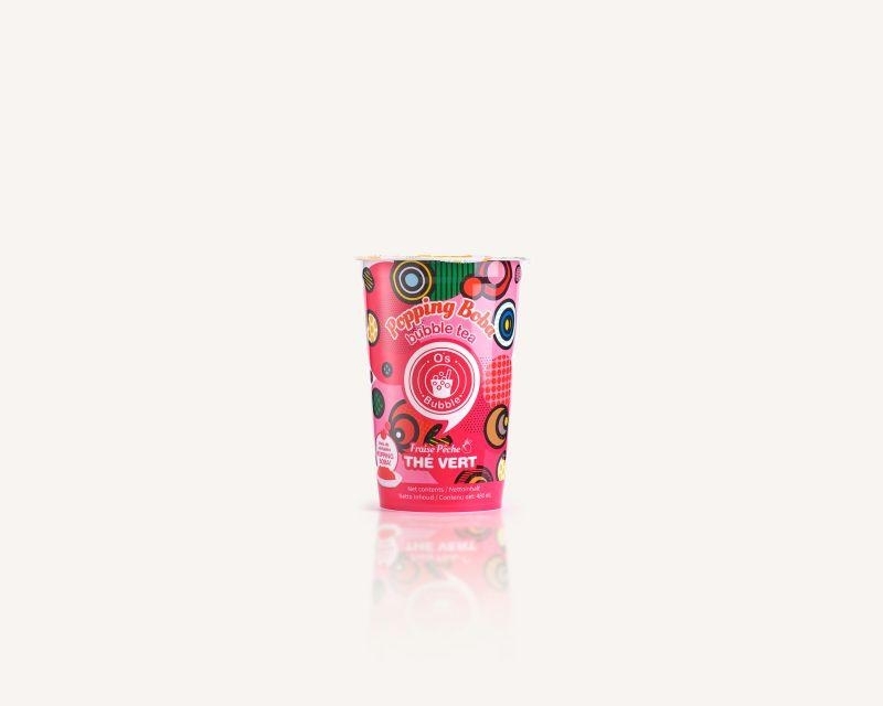 Bubble Tea Pêche Fraise