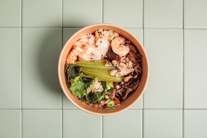 Tom Yum Soup Scampis