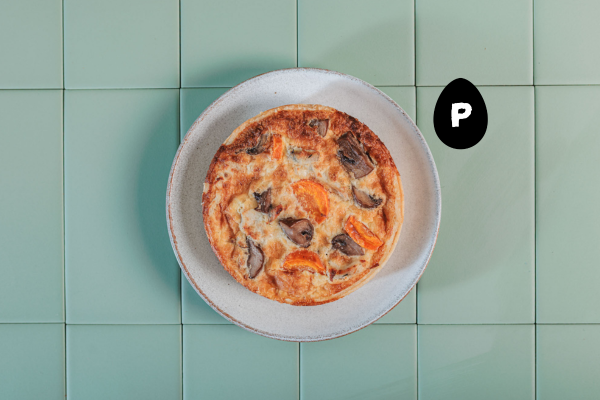 Quiche Poulet, Champignons, Moutarde