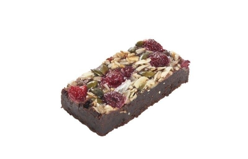 Himbeer Mandel Brownie