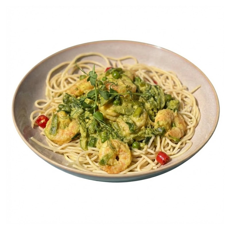 Scampis Coco Curry & Son Accompagnement Au Choix