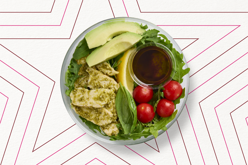 Super Bowl Poulet Green & Red