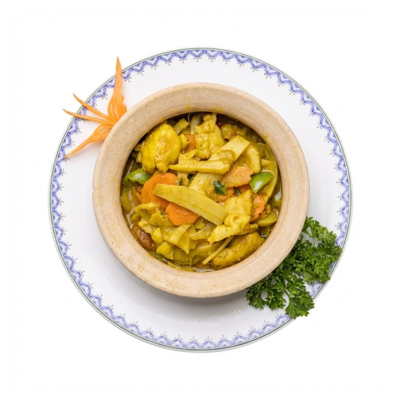 34 Dés De Poulet Au Curry