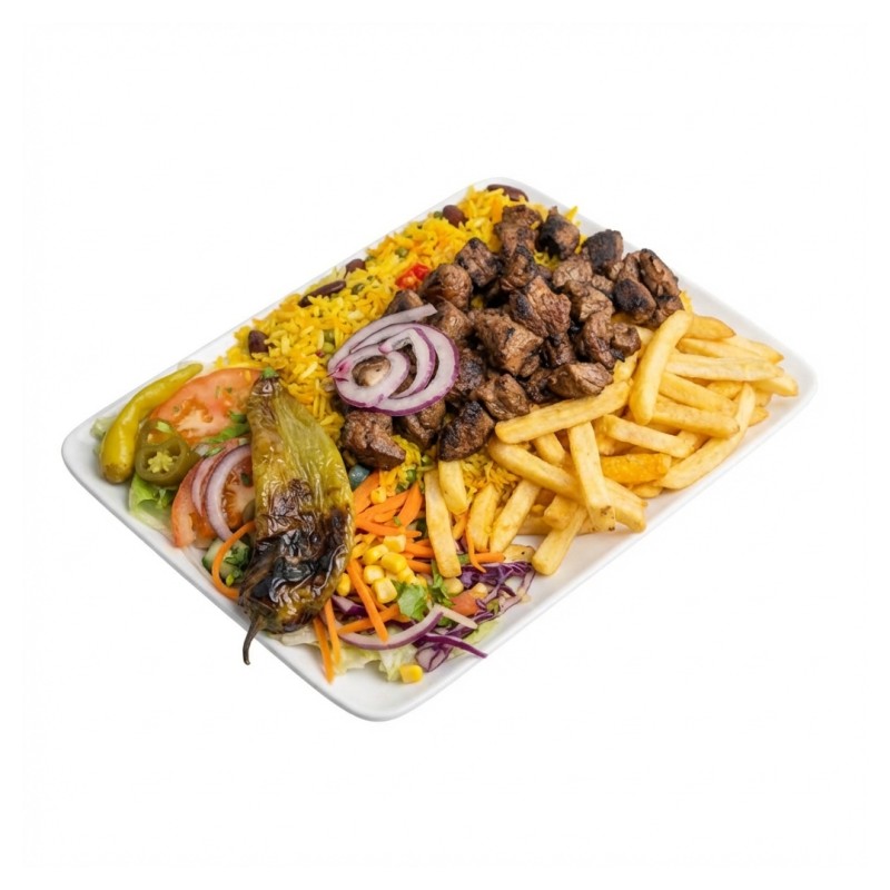 Assiette Brochettes Agneau