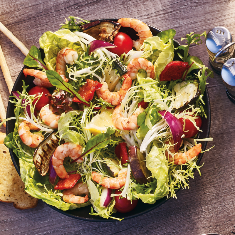Salade Aux Scampis