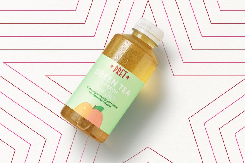 Eau Aromatisée Pêche & Thé Vert