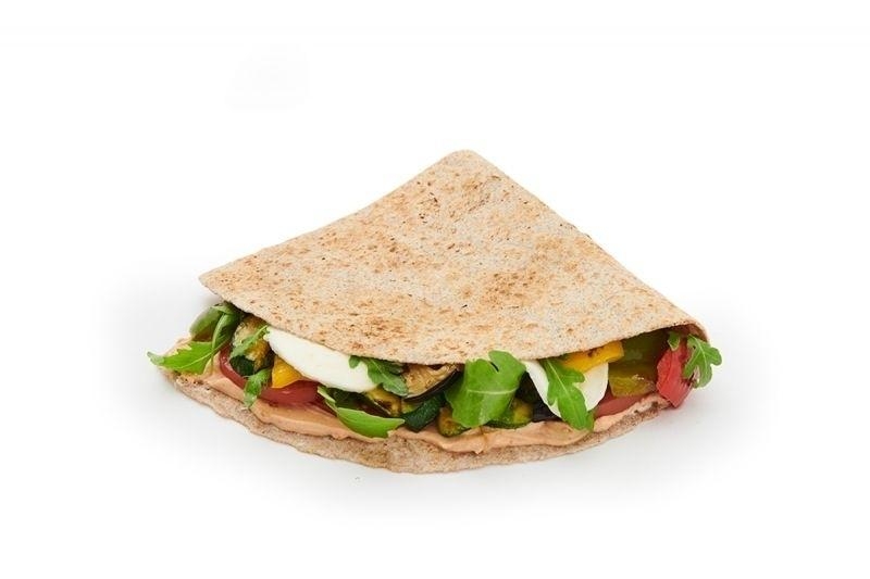 Grillgemüse Mozzarella Flatbread