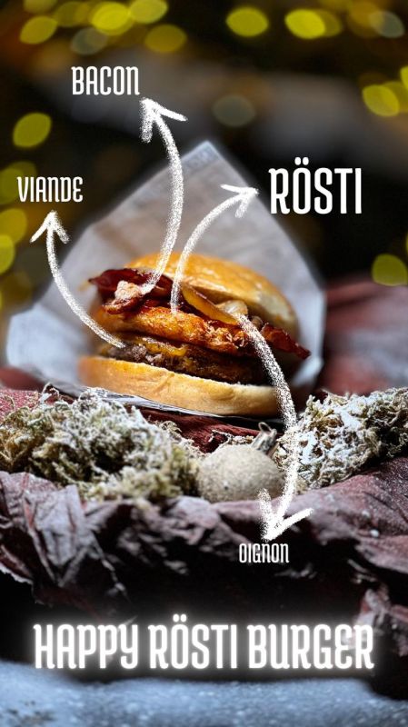 Rösti Burger Menu