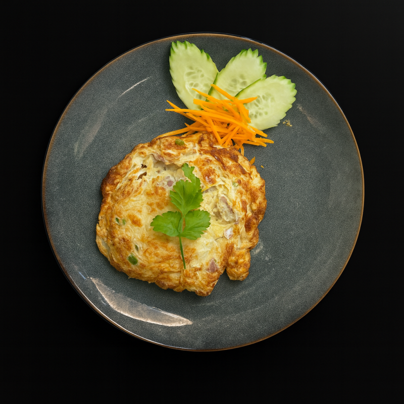 (15) Omelette Thaïlandaise Au Porc Haché