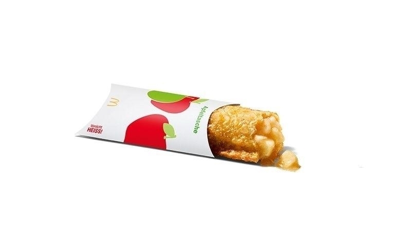 Heiße Apfeltasche