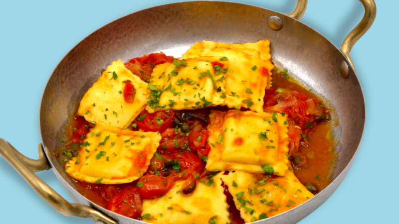 **New** Ravioli Di Baccalà Mediterranei