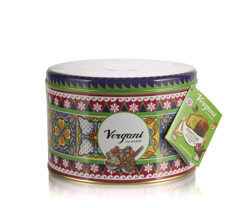 Panettone (Latta) Con Pistacchio Di Bronte Dop 750 G