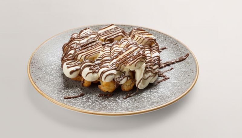 Gauffre De Liège Banana Nutella
