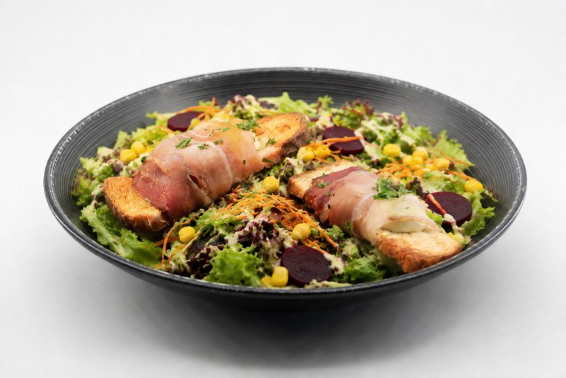 Salade De Chèvre Chaud Au Speck Du Tyrol (Entrée)