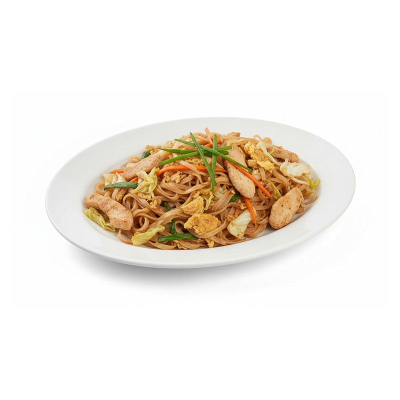 Nouilles Sautées Au Poulet