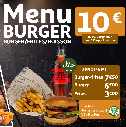 Menu Burger Classique & Frite