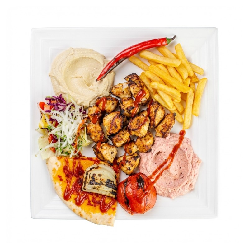 Assiette Brochette De Poulet 1 Personne
