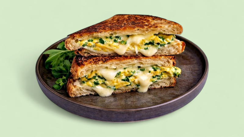 Croque Cheesy Omelette