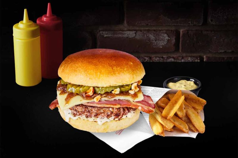 Burger Smoky Pepper Simple