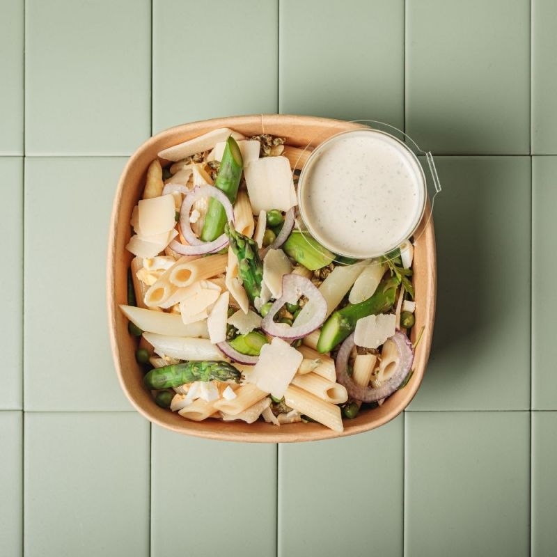 Grande Penne, Asperges Mimosa