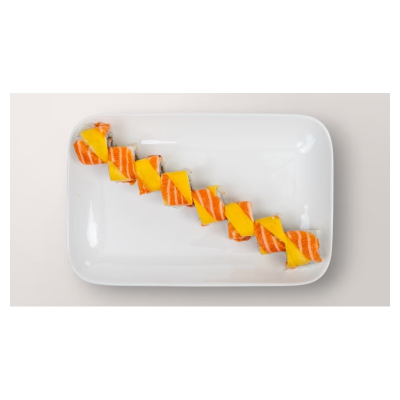 S4 Mangue Saumon Roll Tempura