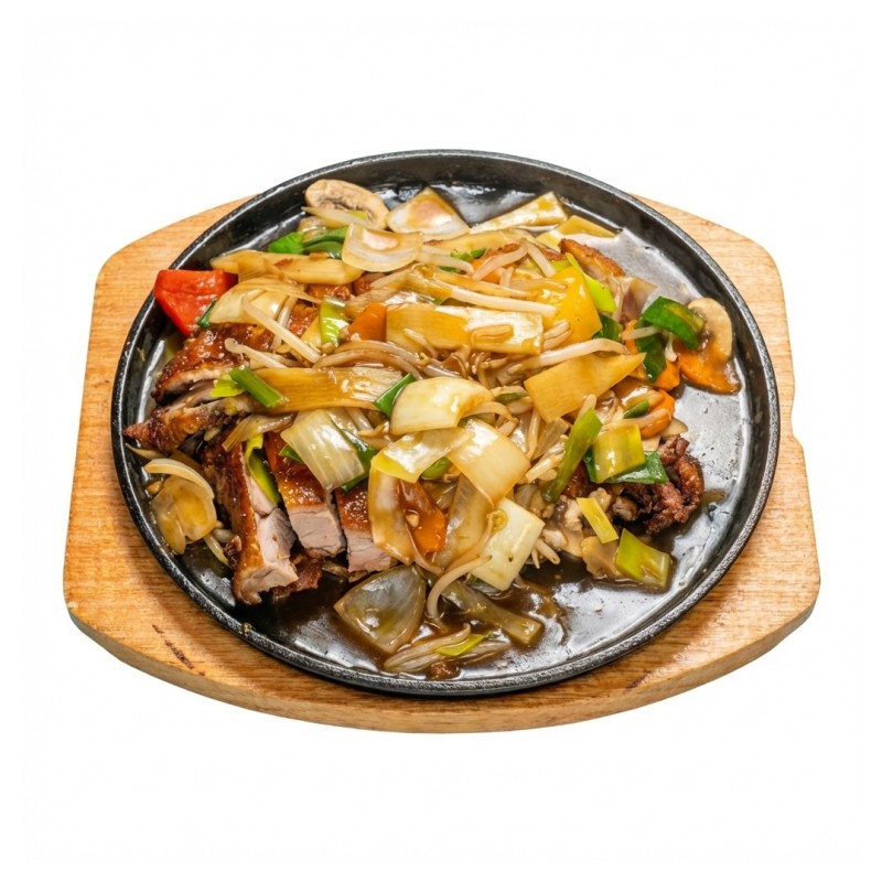 Canard Sur Plaque Chauffante