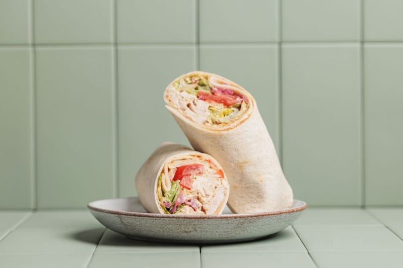 Wrap Poulet Indien
