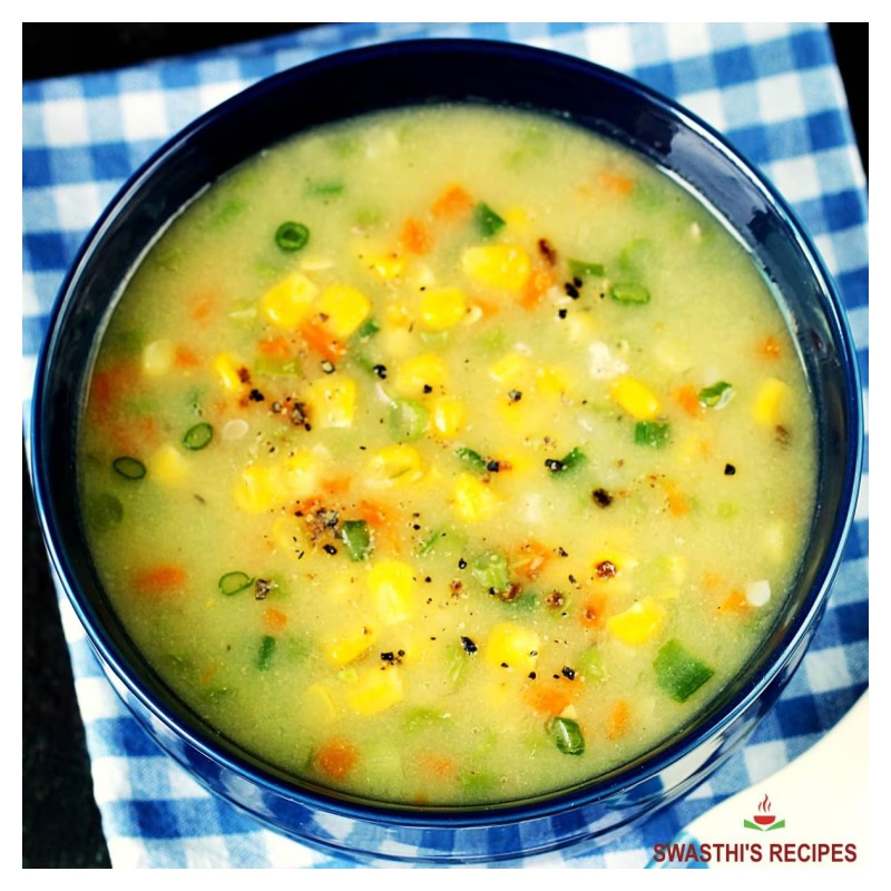 1. Sweet Corn Chicken Soup