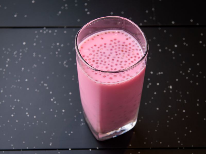 Bv4 Rosemilk With Chia Seeds