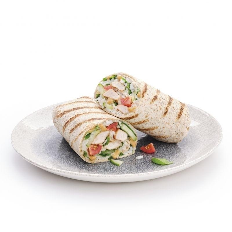 Hot Chicken Teriyaki Wrap