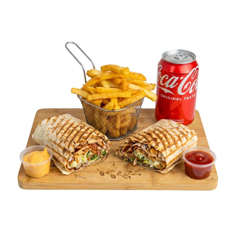 Escalope Poulet Pané Menu