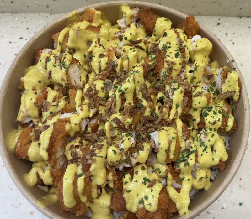 Crispy Chicken Curry Mangue Halal