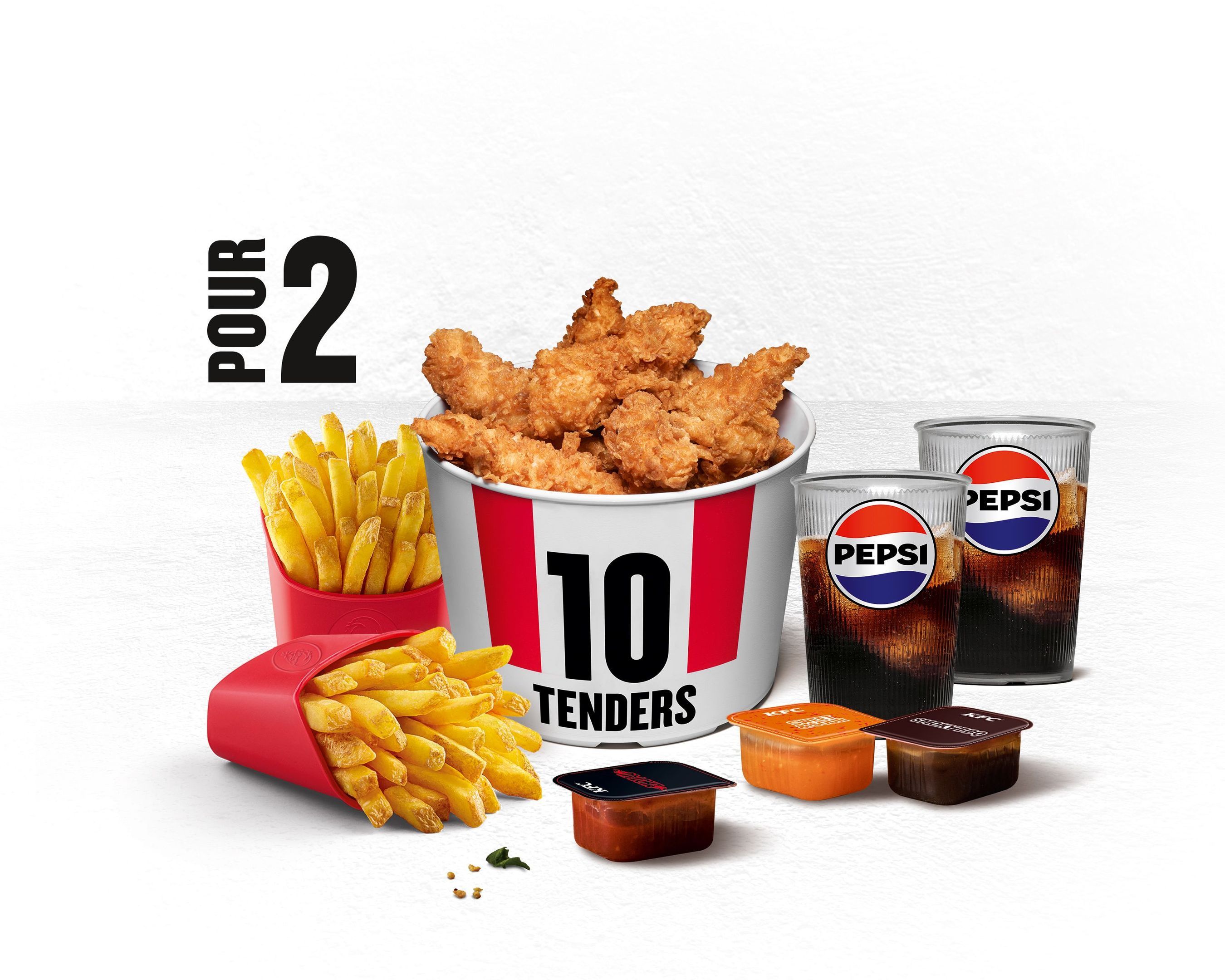 Menu bucket duo - 10 tenders® - KFC - Belval
