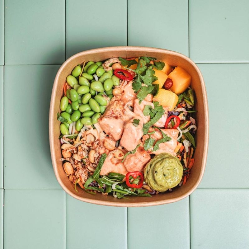 Poke Bowl, Saumon Wasabi